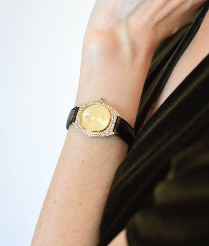 Montre Vacheron & Constantin pour Chaumet - Montre en or jaune et diamants 58 Facettes VC-1050