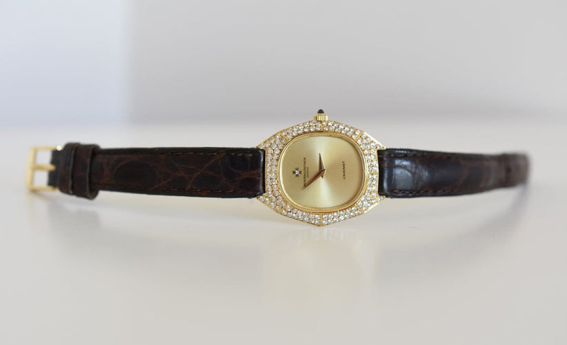 Montre Vacheron & Constantin pour Chaumet - Montre en or jaune et diamants 58 Facettes VC-1050