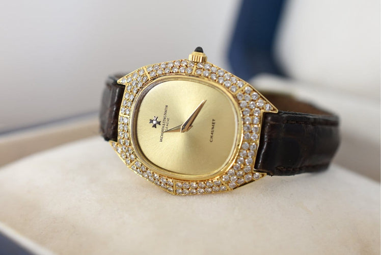 Montre Vacheron & Constantin pour Chaumet - Montre en or jaune et diamants 58 Facettes VC-1050