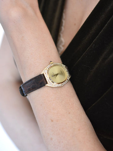 Montre Vacheron & Constantin pour Chaumet - Montre en or jaune et diamants 58 Facettes VC-1050