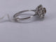 51 Bague en or blanc 18 carats et diamants bruns 58 Facettes BA 532
