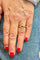 Bague 50 Cartier Nymphéa - Bague en or jaune et diamants 58 Facettes 91018