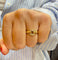 Bague 50 Cartier Nymphéa - Bague en or jaune et diamants 58 Facettes 91018