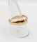 59 Bague jonc dôme en or rose 18k et diamant taille ancienne 58 Facettes A07653