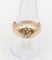 59 Bague jonc dôme en or rose 18k et diamant taille ancienne 58 Facettes A07653