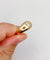 59 Bague jonc dôme en or rose 18k et diamant taille ancienne 58 Facettes A07653