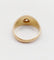 59 Bague jonc dôme en or rose 18k et diamant taille ancienne 58 Facettes A07653