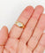 59 Bague jonc dôme en or rose 18k et diamant taille ancienne 58 Facettes A07653