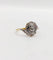 50.5 Bague tourbillon antique en or 18k, platine et diamants 58 Facettes A07658