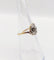50.5 Bague tourbillon antique en or 18k, platine et diamants 58 Facettes A07658