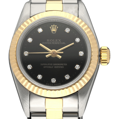 Rolex - Montre Oyster Perpetual Lady or et acier
