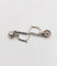 Dormeuses Art déco en or blanc 18k, platine et diamants 58 Facettes A07675