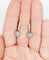 Dormeuses Art déco en or blanc 18k, platine et diamants 58 Facettes A07675