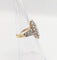 49.5 Bague marquise antique en or 18k, platine et diamants taille rose 58 Facettes A07676