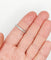 Bague 58 Alliance américaine Art déco en platine et diamants 58 Facettes A07656
