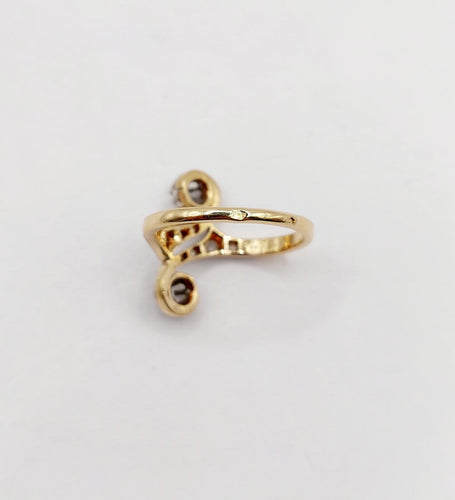 49 Bague toi et moi en or 18K et platine, diamants 58 Facettes A07655