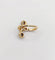 49 Bague toi et moi en or 18K et platine, diamants 58 Facettes A07655