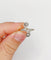 49 Bague toi et moi en or 18K et platine, diamants 58 Facettes A07655