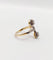 49 Bague toi et moi en or 18K et platine, diamants 58 Facettes A07655