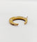 Pendentif croissant de lune en or 18k et perles 58 Facettes A07638