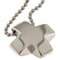 Collier - Pendentif croix en or blanc et diamants 0,58 ct 58 Facettes G3998