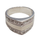 57 Bague en or blanc 18k et diamants 58 Facettes S312