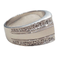 57 Bague en or blanc 18k et diamants 58 Facettes S312