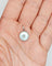 Art déco - Pendentif cible en or 18k, platine, diamant et nacre 58 Facettes A07617