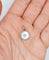 Pendentif cible Art déco en or 18K, platine, diamant et nacre 58 Facettes A07619