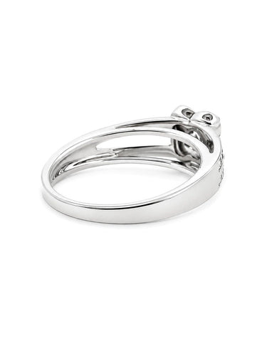 53 Mauboussin Chance of Love N°2 - Bague solitaire en or blanc et diamants 58 Facettes 90628