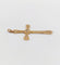 Pendentif croix antique en or rose 18k et diamants taille rose 58 Facettes A07607