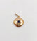 Pendentif Pendentif fleur antique en or rose, saphir et diamants 58 Facettes A07608