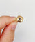 Pendentif fleur antique en or rose 18k, saphir et diamants 58 Facettes A07609