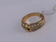 51.5 Bague en V en or jaune et diamants 58 Facettes BA 755