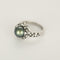 54 Mauboussin Caviar Mon Amour - Bague en or blanc, diamants et perle 58 Facettes BGMaubperle