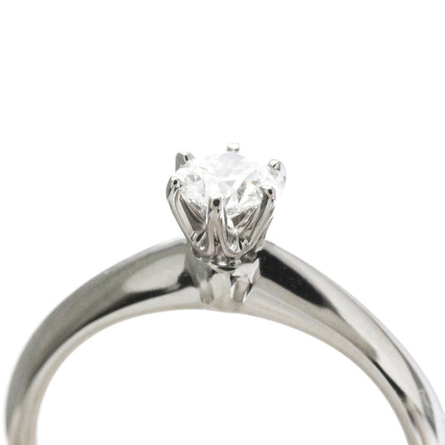 Bague 45 Tiffany & Co. - Bague solitaire en platine et diamant H/VS1 58 Facettes izogeqv6dw