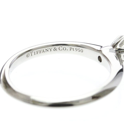 Bague 45 Tiffany & Co. - Bague solitaire en platine et diamant H/VS1 58 Facettes izogeqv6dw