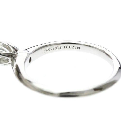 Bague 45 Tiffany & Co. - Bague solitaire en platine et diamant H/VS1 58 Facettes izogeqv6dw