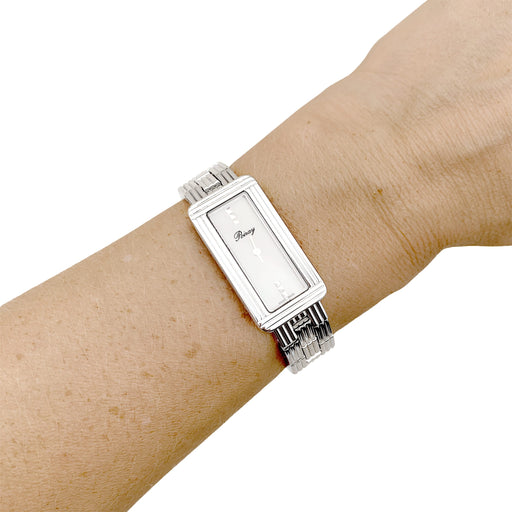 Montre Poiray Ma Baguette - Montre en acier et nacre 58 Facettes 35804