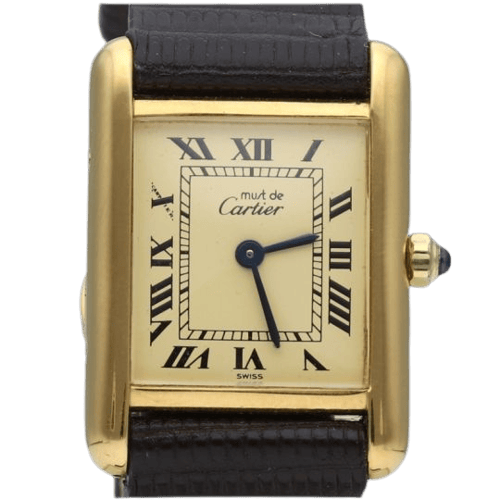 Cartier Tank Vermeil - Montre en plaqué or
