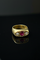 Bague 64 Bague pont vintage - Rubis et diamants en or jaune 18K 58 Facettes