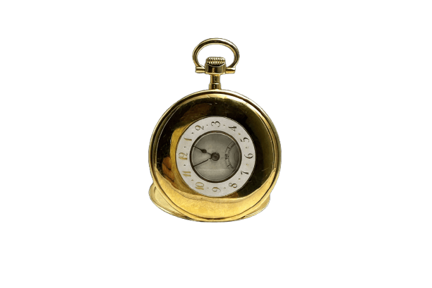 Montre Baume et Mercier - Montre de poche « Œil-de-bœuf » en or 58 Facettes