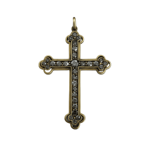 Pendentif Pendentif croix en diamants 58 Facettes