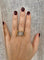 Bague 52 Art déco - Bague en or jaune 18 k diamants 58 Facettes