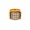 Bague 52 Art déco - Bague en or jaune 18 k diamants 58 Facettes