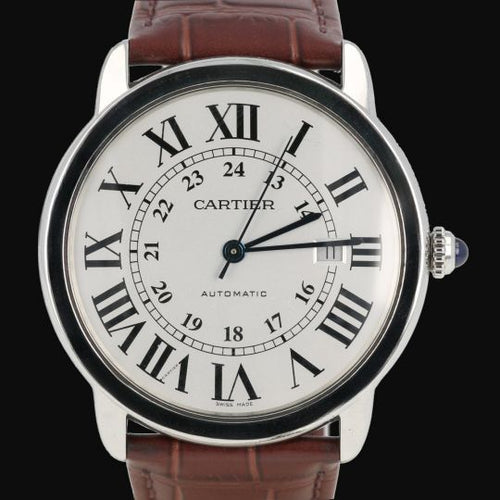 Cartier Ronde Solo - Montre automatique en acier 58 Facettes MT47483