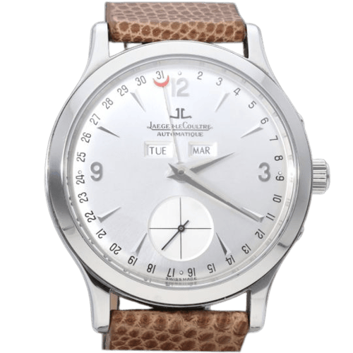 Jaeger-LeCoultre Master Control - Montre Triple Calendar en acier 58 Facettes MT47686