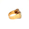 Bague 64 Retro - Bague cocktail en or jaune et blanc diamants 58 Facettes