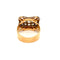 Bague 64 Retro - Bague cocktail en or jaune et blanc diamants 58 Facettes
