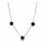 Collier Bulgari Bvlgari - Collier réversible en or blanc avec diamants et onyx 58 Facettes